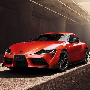 New Toyota Supra Plasma Orange Edition Penghormatan Untuk Mobil Balap