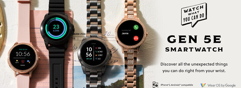 Fossil Gen 5E Jam Tangan Pintar dengan Qualcomm Snapdragon Wear