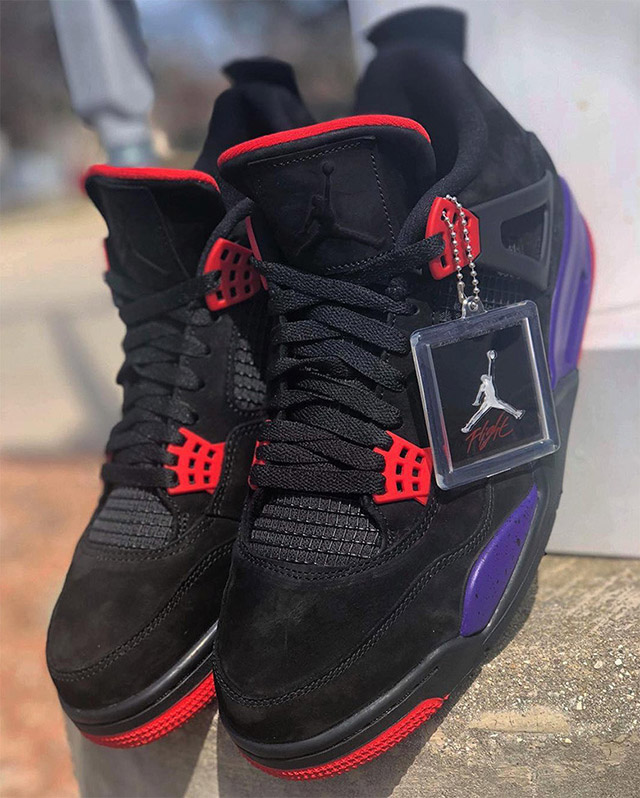 retro 4 jordans raptors