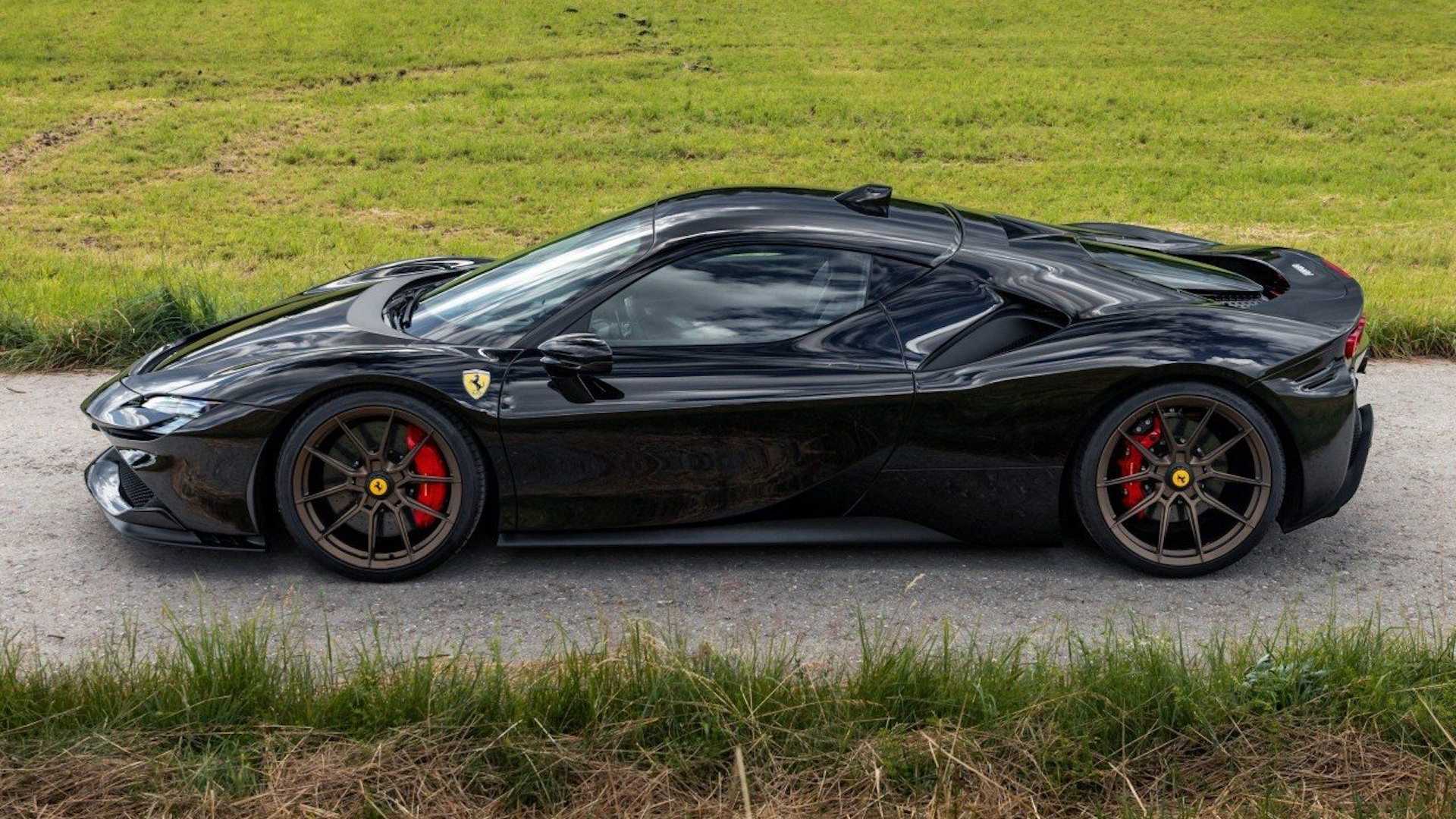 ferrari sf90 stradale black