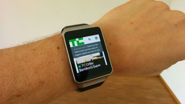 smartwatch browser