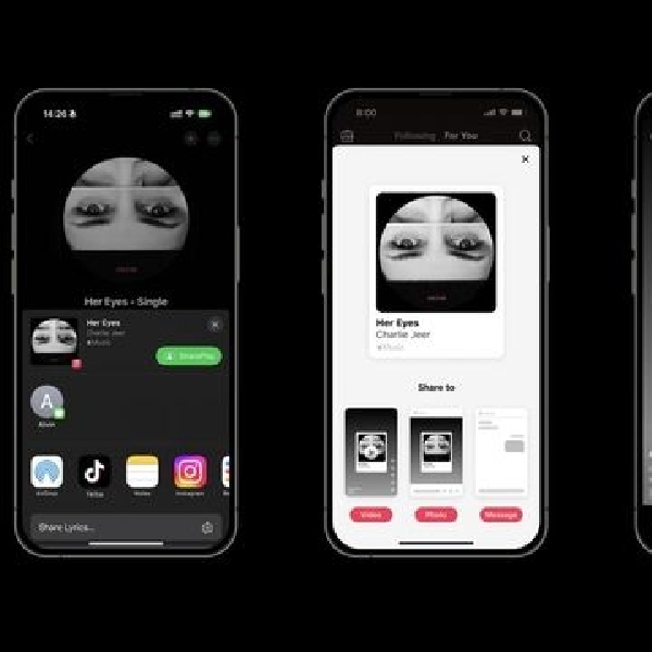 TikTok Hadirkan Fitur Share Lagu Dari Spotify Dan Apple Music, Begini Cara Kerjanya