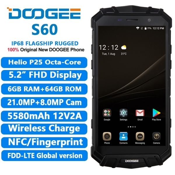 Doogee S60 Smartphone Canggih dengan Casing Kuat