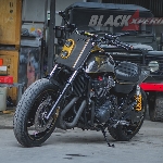 Honda CB1300x Kill Bill,  Kembalikan Aura Flat Tracker Bermesin Besar