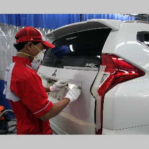 Fasilitas Bodi dan Cat  Mitsubishi Kini Ada Di Balikpapan  