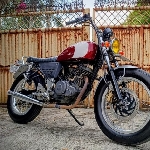 Custom British Style Basic Yamaha Byson, Dari Tak Dilirik Sekarang Curi Perhatian