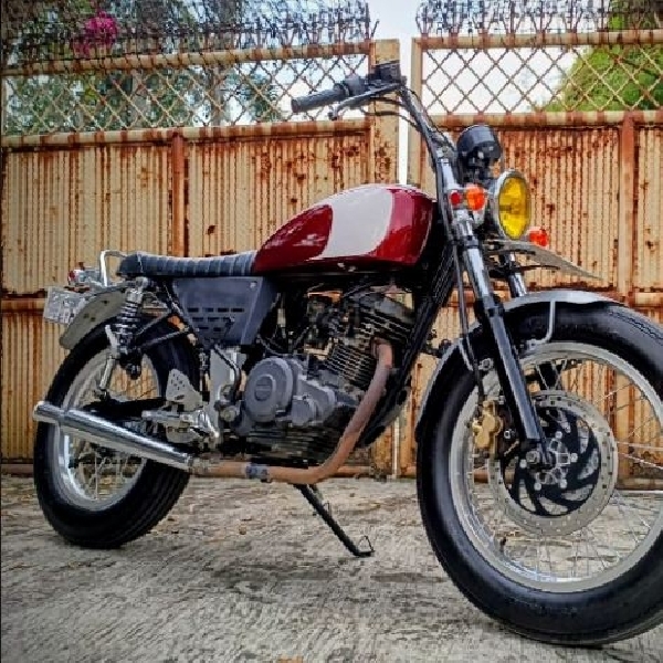 Custom British Style Basic Yamaha Byson, Dari Tak Dilirik Sekarang Curi Perhatian