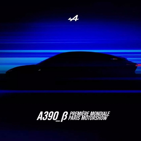 Alpine A390_β Electric Crossover Coupe Akan Diperkenalkan di Paris Motor Show