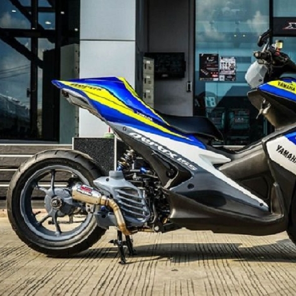 Modifikasi Aerox 155 X-Speed, Tampilan Ala MotoGP