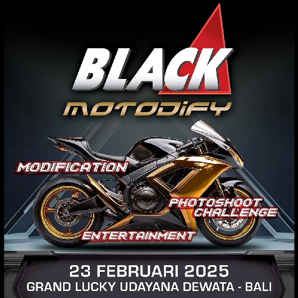 Black Motodify 2025 First Round di Pulau Bali, Diramaikan Kelas Rookie Hingga Modif Open