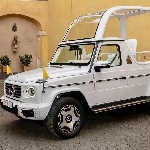 Mercedes-Benz G-Class Listrik Menjadi Mobil Paus Fransiskus Terbaru