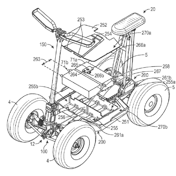 Polaris Patenkan Skuter Listrik Off-Road Roda 4