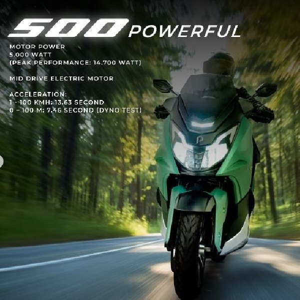 Polytron FOX 500 Hadir Dengan Top Speed 130km, Cruise Control dan Mid Drive Harga Diskon Rp4,9 Juta