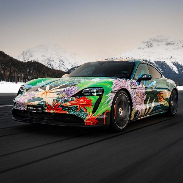 Porsche Taycan 4S Art Car Siap Dilelang Bulan Depan