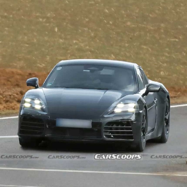 Porsche 718 Cayman Electric Terlihat Pertama Kalinya