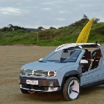 Rendering Renault 4 E-Tech Jadi Mobil Buggy Pantai Elegan