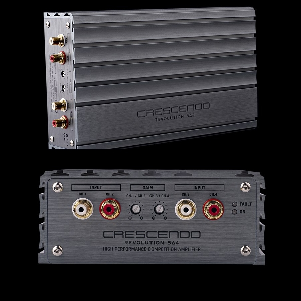 Crescendo REVOLUTION 5A4 Amplifier dengan Resolusi Tinggi untuk Kompetisi Car Audio