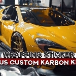 Mc Laren Aja Ganti Warna di Art Custom Works, Berapa Sih Biaya Wrapping Sticker ?