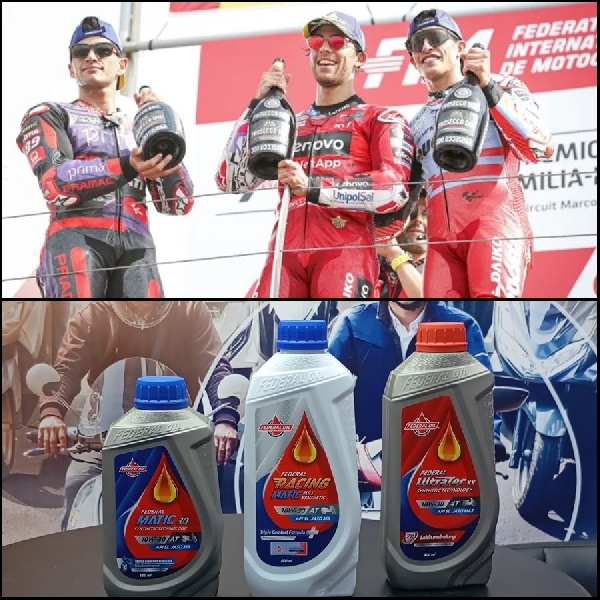 Marc Marquez Raih Kembali Podium Ketiga di Misano, Dibarengi Federal Oil Luncurkan 3 Produk Baru