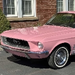  Ford Mustang 1968 Hadir Dengan Cat Pink Orisinal, Tampil Beda!