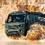 Inilah Torsus Praetorian, Bus Offroad Paling Tangguh di Dunia