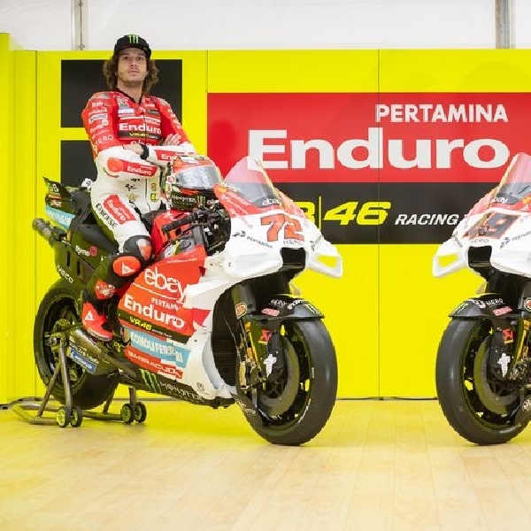 MotoGP: Tim VR46 Perkenalkan Livery Khusus GP Indonesia, Serba Merah Putih