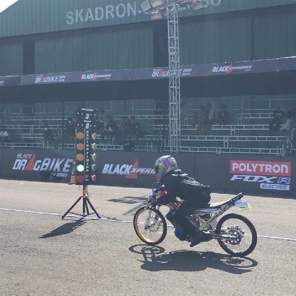 Black Drag Bike 2024 Dimulai, Pertarungan Sengit  Dragster di Kelas Supporting nih Pals