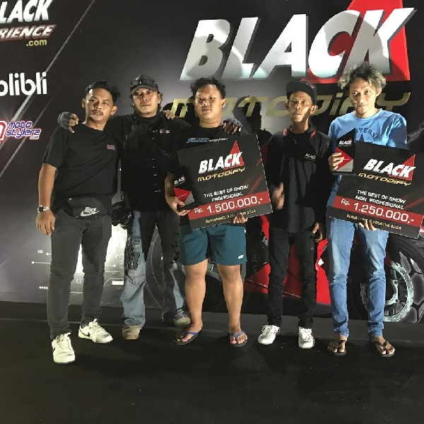 Pemenang BLACK MOTODIFY 2024 Seri Semarang, Cek Jagoan Lo Pals..