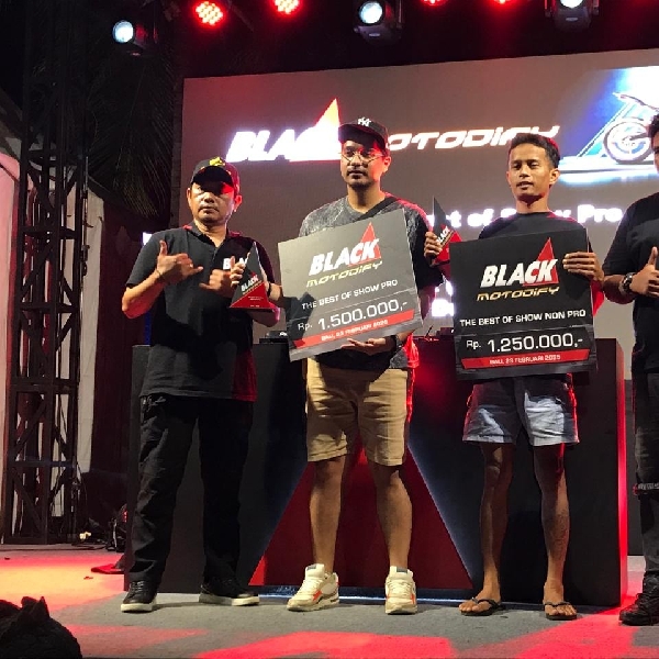 Juara Black Motodify Bali 2025 Contest dan Meet Up