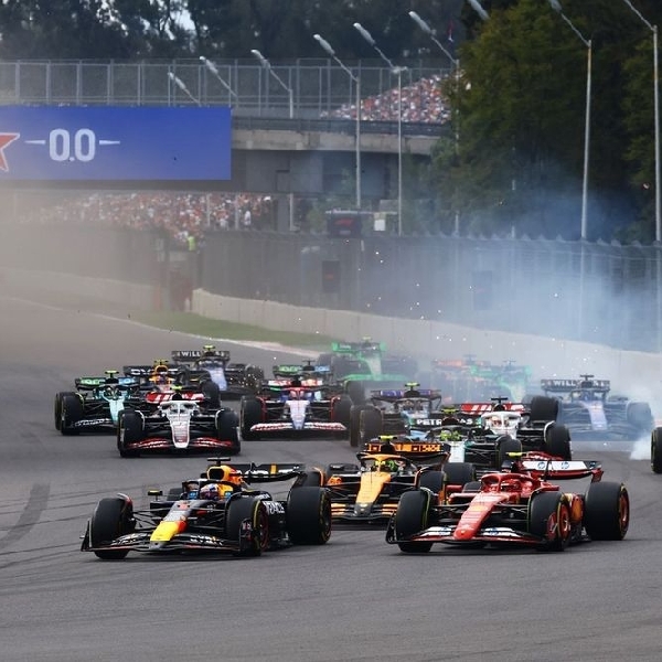 F1: Carlos Sainz Menangi Balapan GP Mexico City Yang Seru