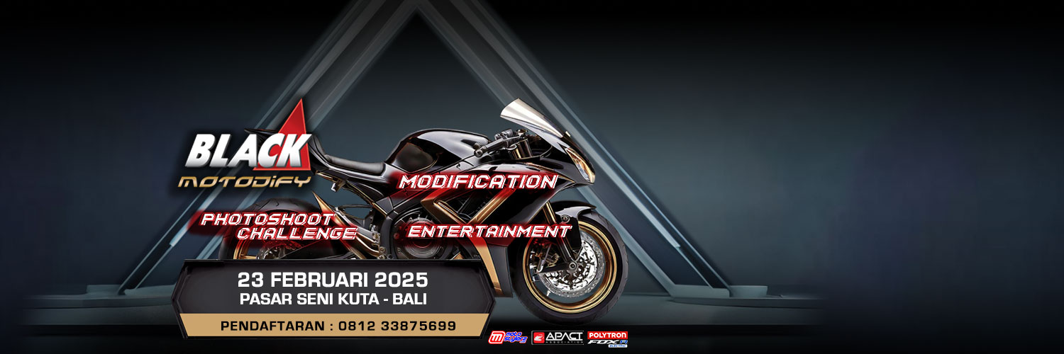 Black Motodify 2025 First Round di Pulau Bali, Diramaikan Kelas Rookie Hingga Modif Open