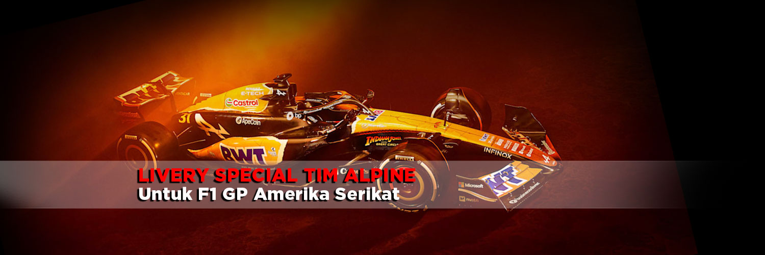 F1: Livery Spesial Tim Alpine Untuk Balapan GP Amerika Serikat, Terinspirasi Indiana Jones