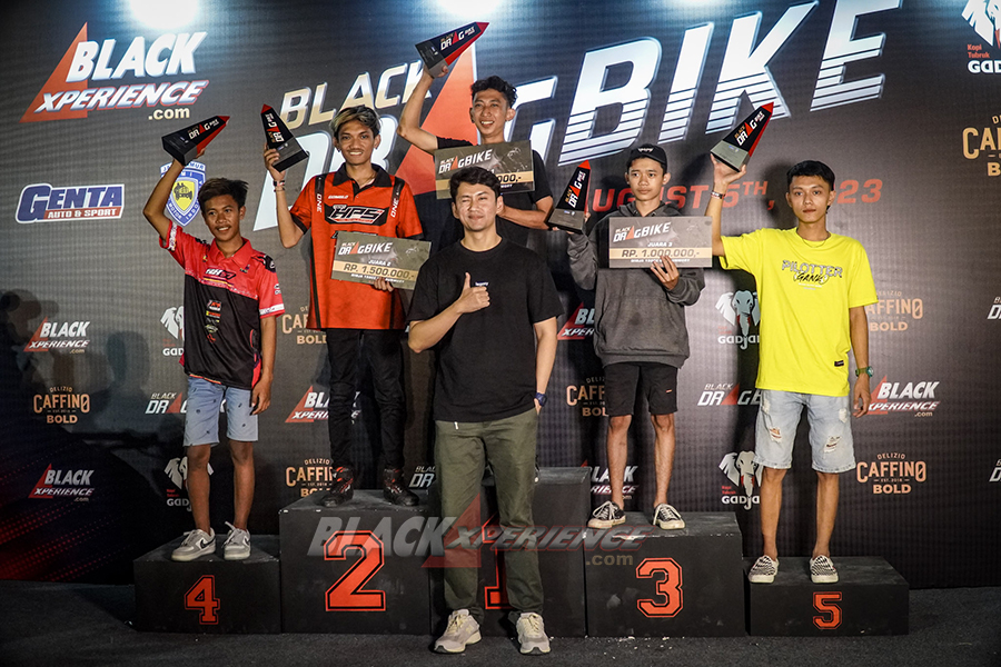 Juara Drag Bike 2023, Kelas Pemula Point B dan Kelas Utama Point A