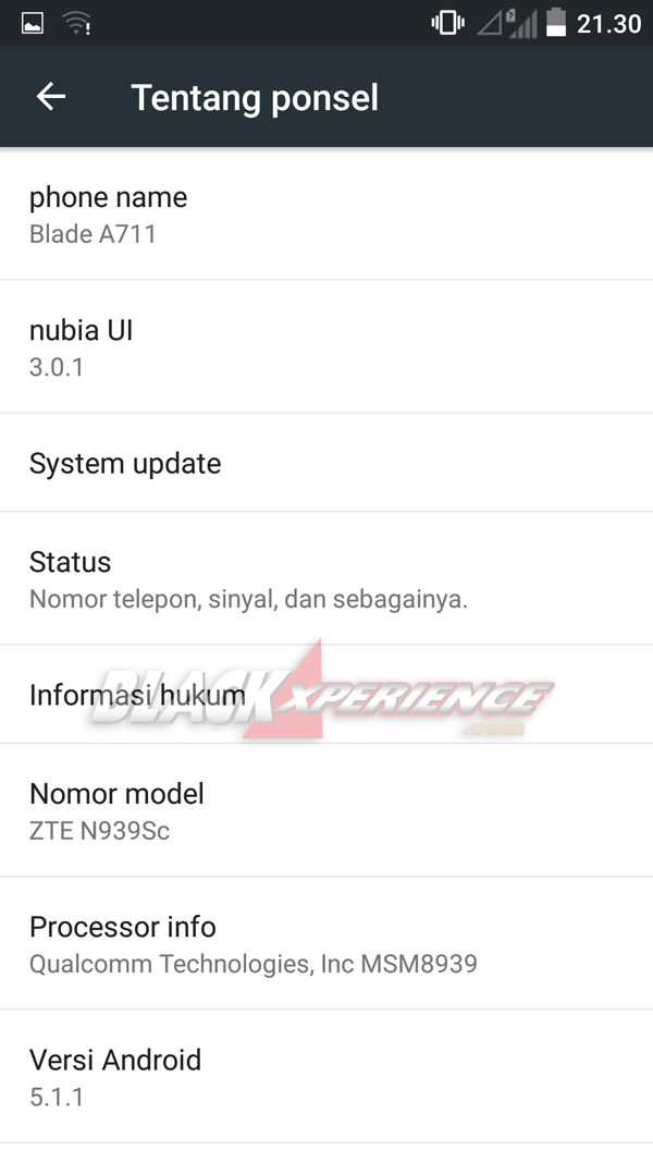 ZTE Blade A711 Smartphone Logam Underdog Kelas 4G Mid-Rage