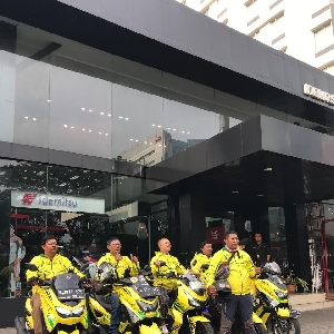 Komunitas GOMAX ADV Siap Tempuh 2000 km, Hadiri KOPDARGAB All Biker All Island di Alas Suko Trawas