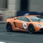 Lamborghini on fire — Top Speed Record, 402 kph (250 mph) on one mile 