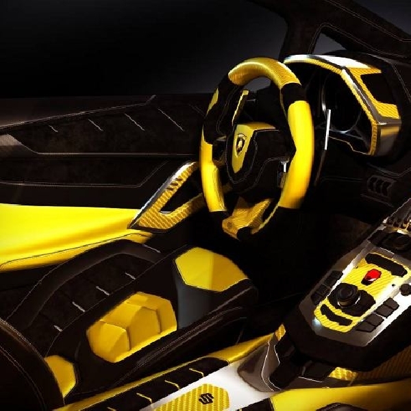 Bedah Interior Aventador 50th Anniversario