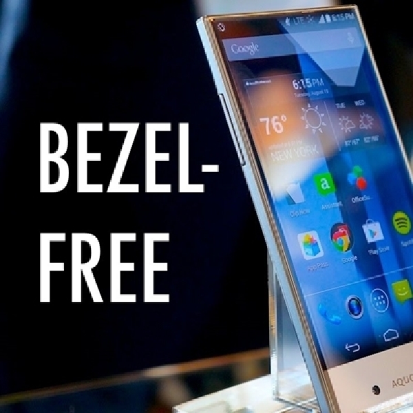 Smartphone Bezelless Sharp Aquos Crystal Masuk Indonesia