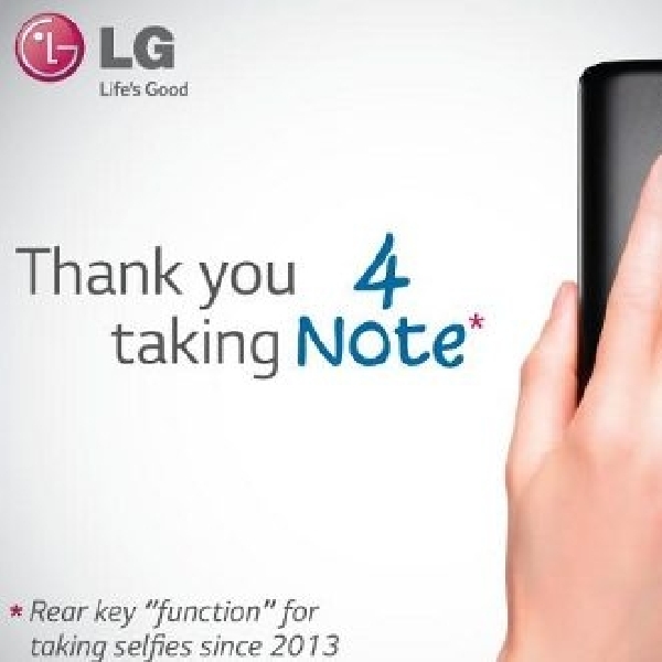 LG Sindir Fitur "Tombol" Kamera Belakang Galaxy Note 4